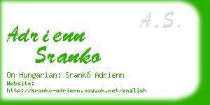 adrienn sranko business card