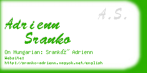 adrienn sranko business card